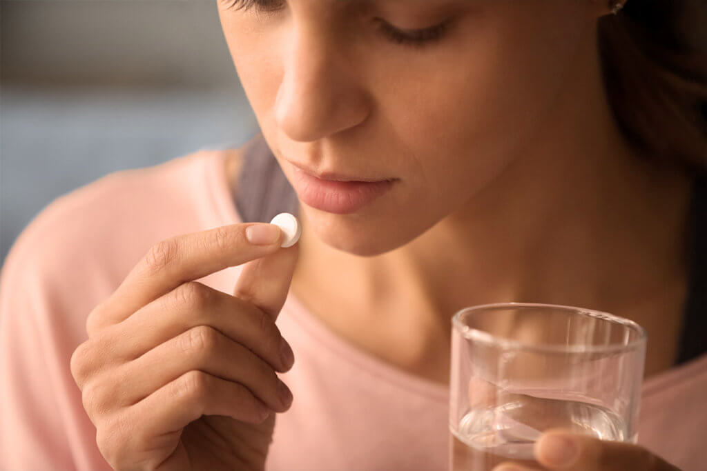Internal acne treatment