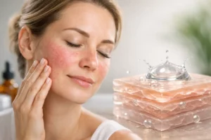 Hautbarriere aufbauen bei Rosacea